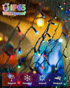 Solar Christmas Light Outdoor String 6 Pack 198 FT 600 LED Multicolored - Image 4