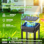 KOOPER Taller Solar Pathway Lights Outdoor, 4 Pack Upgraded Brighter Solar Garden Lights Solar Powered, Up to 15 Hours Outdoor Solar Lights for Yard Landscape Walkway Driveway Sidewalk (Warm White) - Image 4