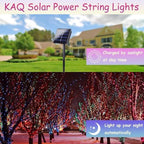 KAQ 6pack 600LED Solar String Lights Outdoor Waterproof Multicolor - Image 2