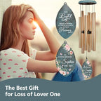 ASTARIN Wind Chimes for Loss of Loved One, Personalized Sympathy Wind Chime for Women, Windchimes Outdoors Deep Tones, Remembrance/Sympathy Gifts Loss of Mother(Produced in Texas) - Image 2