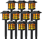 GIGALUMI Solar Lights Outdoor Waterproof 10 Pack, LED Garden Decor by GIGALUMI