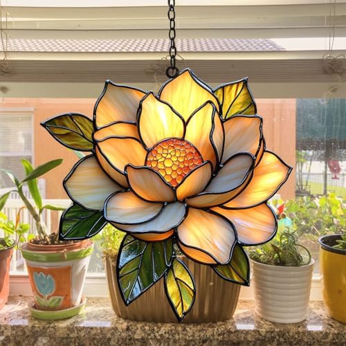 Lotus Flower Acrylic Suncatcher - Image 4
