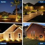 Solar Spot Lights Outdoor, 10 Packs/56 LED , Warm White Solar Spotlights - Image 6