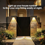 AUDLES Solar Fence Lights Outdoor Waterproof, Fence Lights Solar Powered with 3 CCT Modes, Solar Wall Light for Outside, Step, Patio, Garden, Deck, Stairs - 12 Pack - Image 5