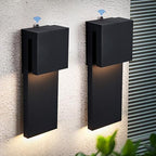 Tarentlight Dusk to Dawn Outdoor Wall Lights 2 Packs,Modern Minimalist Outdoor Fixture Wall Mount,Anti-Rust Sturdy & Sleek Outside Lights for House Porch Garage Patio,3000K 17W Integrated LED by TarentlightOutdoorLighting
