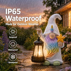Solar Garden Gnome Statue : Unicorn Outdoor Lantern Decor - Image 5