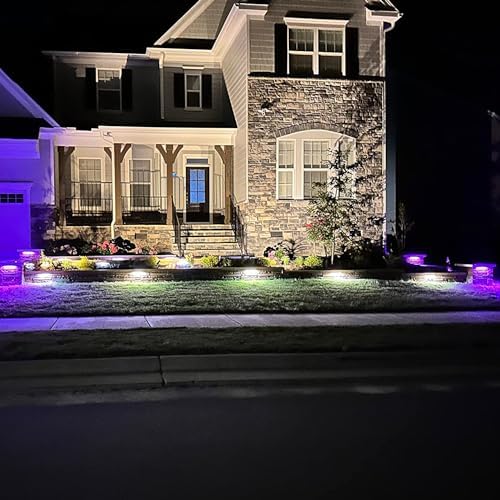 LEONLITE 4-Pack RGBCW 12 Inch LED Hardscape Lighting, Color Changing - Image 5
