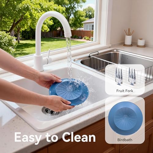 LongPlus Solar Bird Bath Fountain with 2K AI Bird Identification Camera - Image 2