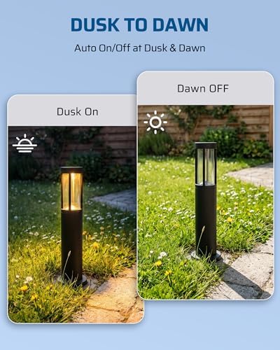 DEWENWILS 150W Low Voltage Landscape Transformer with Photocell Sensor, 120V AC to 12V/15V AC, Low Voltage Transformer for LED Landscape Lights, Spotlight, Weatherproof Stainless Steel, ETL Listed - Image 5
