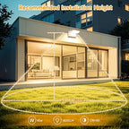 Outdoor LED Wall Light 40W White Flood Lights 350°Rotation - Image 4