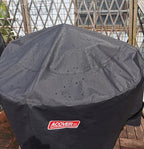 Surround Shelter Small | Protective Cover for Fire Pit Surround Table, Weather-Resistant, Solution Dyed Acrylic/PVC Backing/Aluminum Support Stays, Dims (DiaxH): 42.5 x 20.8 in, Black - Image 3