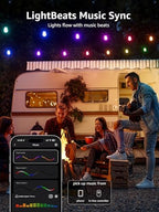 Lepro ZB1 AI Smart Outdoor String Lights, 100(88+12) ft RGB+IC+Warm White - Image 5