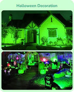 EDISHINE Halloween Outdoor PAR38 Green Flood LED Light Bulbs Dimmable 4Pack - Image 3