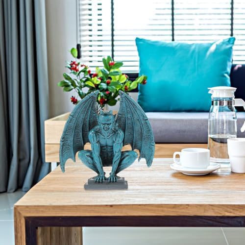 GALPADA Halloween Season Gothic Resin Gargoyle Statue for Garden Decor - Image 6