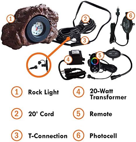 Ignite 3 Watt RGB Rock Light Kit with Transformer & Remote - Image 2