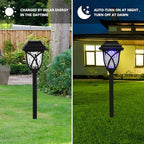 Toddmomy Antique Style Solar Lawn Light 0.5w 4 Pack Waterproof Yard - Image 5