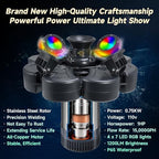 RELIY Pond Fountain Aerator, With 4 RGB Lights 1HP 110V 15000 GPH Stainless Steel Fountain Pump, Fully Automatic Powerful Lake Floating Fountain, 100 FT Power Cord, Programmable Timer Switch - Image 3