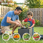 Tomato Planter Box with Trellis 56.7", Tomato Garden Bed with Planters Cage - Image 2