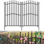 No Dig Garden Fence 40" H x 22.5'L Decorative Yard Dog Outdoor Panels by Bilibompa