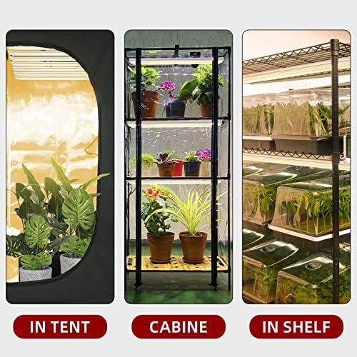 Grow Light for Plant, T8, 2FT, 192W, Full Spectrum, 8 Pack, Linkable - Image 2