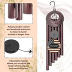 Personalized Memorial Wind Chimes for Loss Beloved Veteran - Image 3