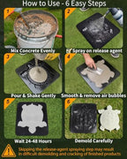 Turtle Stepping Stone Mold for Concrete - Image 6