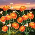 4 Pack Solar Bee Path Lights, Honeycomb Flower with 12 Swaying Bees 600mAh Waterproof Garden Decor by Unknown