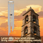 66" Extra Large Wind Chimes for Outside, 6 Thick and Bold Aluminum Tubes - Image 4