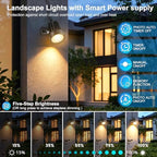 Plug and Play Low Voltage Landscape Lighting Kit with Extension Cables, 8Pack 65FT Wired Landscape Lights with Transformer, Warm White Waterproof Outdoor LED Spotlights for Yard, Garden, Pathway - Image 5