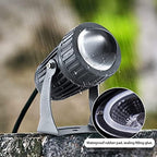 LED Outdoor Landscape Lights - Spotlight Led Beam Light IP66 Waterproof Adjustable Angle, Long Distance Projection Light for Hotel Villa Courtyard Facade Wall Wash Lighting(Blue) - Image 5