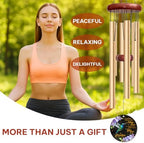 Personalized Hummingbird Remembrance Wind Chime for Grandma – Custom Name & Life Years Keepsake – “A Loving Thought, A Silent Tear” Gift for Family – Garden Tribute for Grandmother’s Memory - Image 3