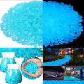 Landical 20000 Pcs Glow in the Dark Rocks Bulk Blue Garden Glow Rocks Outdoor Garden Glow in the Dark Pebble Glow in the Dark Stone for Walkway Backyard Landscaping Fish Tank Plant Decor by Landical