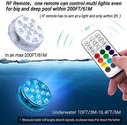 LOFTEK Pool Lights, Submersible LED Lights with Magnets & Suction Cups - Image 3
