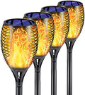 EOYIZW Solar Lights Outdoor 4 Pack, 99 LEDs Solar Torch Light with Flickering Flame- IP65 Waterproof Solar Garden Lights, Solar Powered Outdoor Lights for Porch Yard Patio Halloween Decorations by EOYIZW