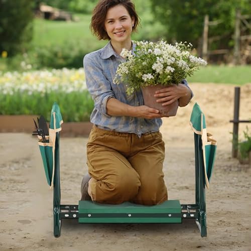 VEVOR Garden Kneeler and Seat Heavy Duty, Kneeling Bench for Gardening - Image 2