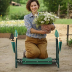 VEVOR Garden Kneeler and Seat Heavy Duty, Kneeling Bench for Gardening - Image 2