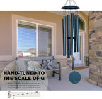 Wind Chimes for Outside Deep Tone - 38'' Wind Chimes Outdoor Clearance, Deep Tone, Windchimes Outdoors, Memorial Gift, Sympathy Gift, Garden Patio, Home Décor, Blue - Image 6