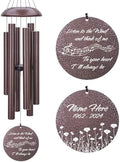 Personalized Sympathy Wind Chime, Memorial Wind Chimes by ExtrabilyOfficial