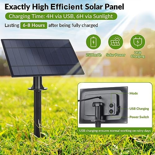 50FT Solar String Lights, Waterproof LED Outdoor String Lights, G40 Globe Patio Lights Solar Powered with 27 Shatterproof E12 Bulbs, 2700K Solar Lights for Outside Porch Garden Backyard Party Decor - Image 4