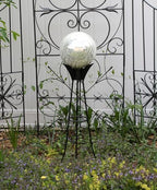 Achla Designs 10" Gazing Globe, Silver - Image 5