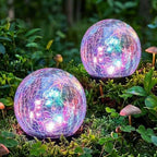 Solar Garden Lights, IP44 Waterproof (Colorful, 2-Pack) by Unknown