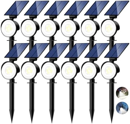 nipify Solar Spot Lights Outdoor Waterproof, Landscape Spotlights by Nipify