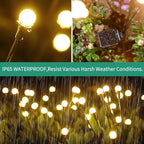 vignuto Solar Lights Outdoor Waterproof,6 Packs 48LED, Garden Decor, Patio Decor, Firefly Lights Solar Outdoor, Unique Gifts for Women - Image 4