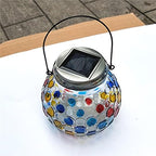 Solar Power Led Crystal Ball Mosaic Glass Ball Color Changing Light Decor for Outdoor Garden Lawn Decor Lamp - Image 4