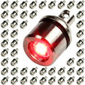 50-Pack Mini LED Lights, 9/16 in x 3/8 in, Red by TOIFTER