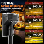 AUDERWIN Solar Spot Lights Outdoor Waterproof 12 Pack Warm White - Image 3