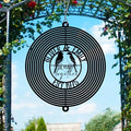 Personalized 50th Wedding Anniversary Lovebirds Metal Outdoor Wind Spinner Lovebirds Hanging Sign Custom Couple Name Spinner Sign Parents Gifts by Handmadetneonsign