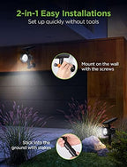 InnoGear Solar Lights Outdoor Waterproof Spot Light for Garden Yard, 4 Pack - Image 6