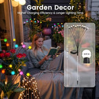 Solar Garden Lights, 8 Pack Color Changing Solar Christmas Decor - Image 6