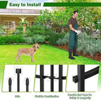 No Dig Garden Fence 48" H x 18'L Decorative Yard Dog Outdoor Panels - Image 5